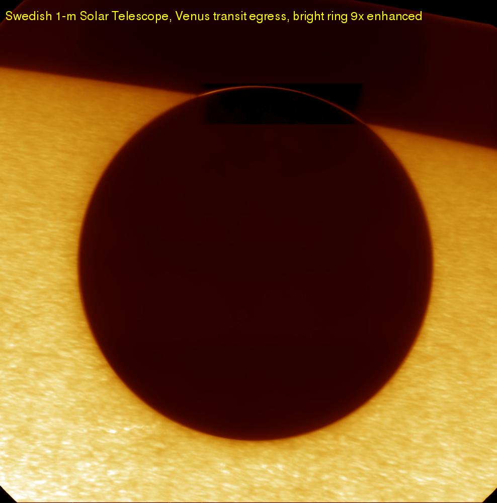 Venus transit -  atmosphere - SST  1759
