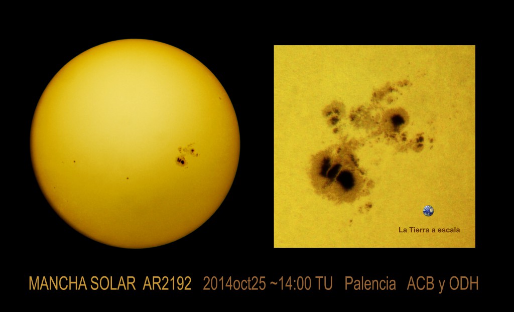 Big Sunspot AR2192