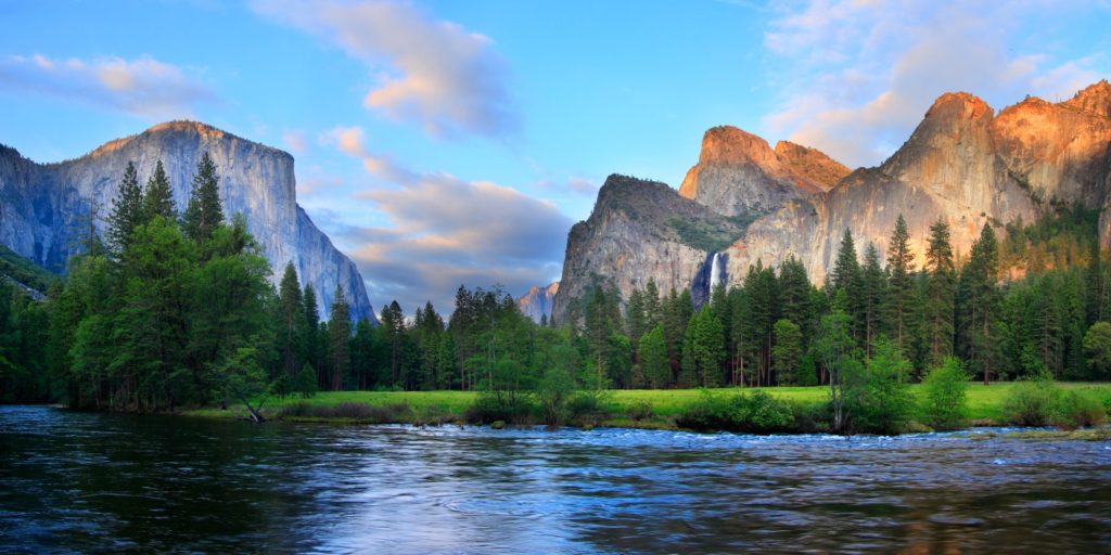 Yosemite Sunset Panorama